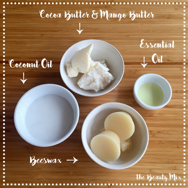 Body Lotion Bars Ingredients